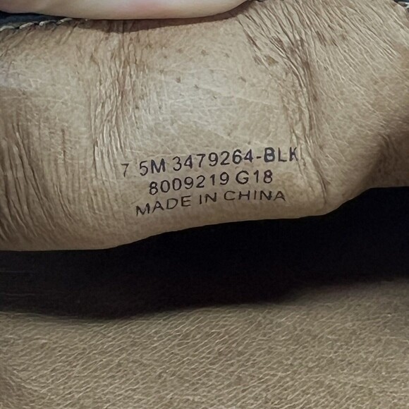 Womens Frye Ivy Slip On Black Leather Sneakers Loafers Sz 7.5 - Picture 7 of 8